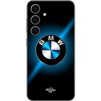 Samsung Galaxy S24 FE Logo BMW zwart en blauw briljant Maniacase