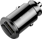 Baseus Dubbele USB Autolader 3.1A Zwart