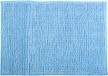 MSV Chenille Badmat – Antislip Badkamer Mat – Zacht en Vochtabsorberend – Blauw – 50 x 80 cm