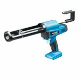 Koma Tools Pro Series elektrisch siliconepistool, blauw, zwart, 43,8 x 6,8 x 27 cm