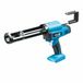 Koma Tools Pro Series elektrisch siliconepistool, blauw, zwart, 43,8 x 6,8 x 27 cm