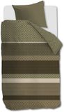 Beddinghouse Fera dekbedovertrek - Eenpersoons - 140 x 200/220 cm - Groen