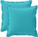 vidaXL - Taie d'oreiller - 2 pièces - BOIS - Turquoise - 30 x 30 cm - Polyester