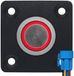ProRide Interrupteur à pression métallique Panneau encastré 220V ON-OFF - 19mm - avec Câble de connexion - Indicateur LED Rouge