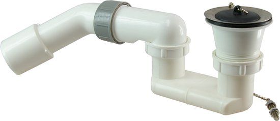 Wiesbaden Mueller PVC Douchebak Sifons 11/2 Wit