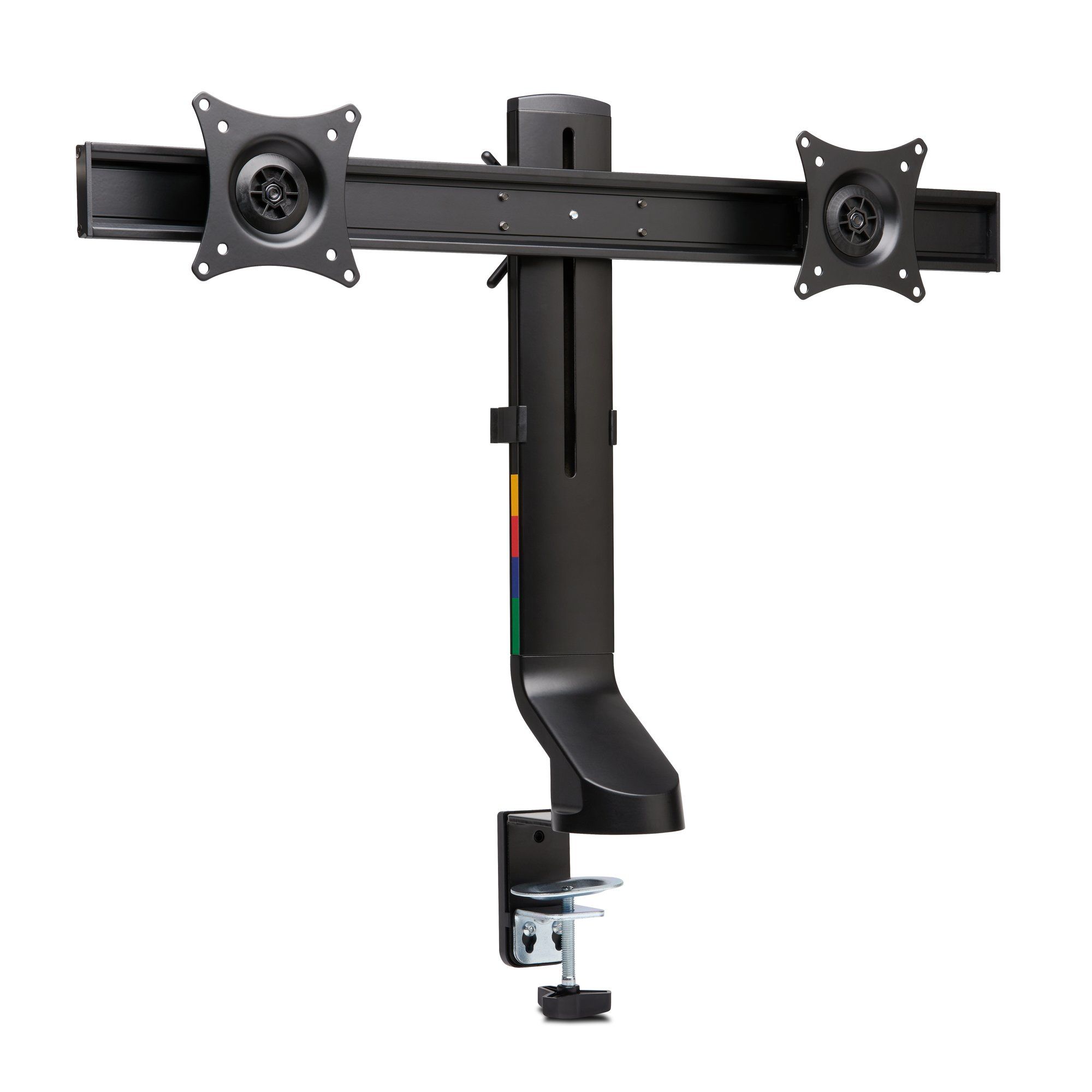 Kensington SmartFit Space-Saving Dual Monitor Arm - Black - Desk Mount - Up to 27"