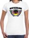 Bellatio Decorations Shoppartners Bv Deutschland landen / voetbal t-shirt - wit - dames - voetbal liefhebber XL