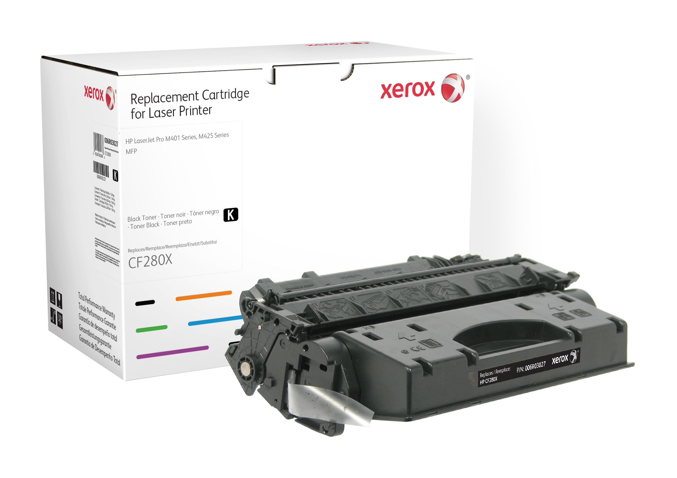 Xerox Zwarte toner cartridge. Gelijk aan HP CF280X. Compatibel met HP LaserJet Pro 400 MFP M401/M425