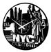 NEW Instant Karma Clocks New York Amerikaanse Stad Vinyl Wandklok