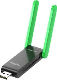 Inf DRAGON ECOM INTERNATIONAL LIMITED 1200 Mbps 5G Dual Antenna USB 3.0 WiFi-adapter voor pc-laptop