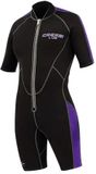 LIDO Cressi Lido 2 Mm Dames Shorty Met Korte Mouwen Zwart XL Vrouw