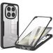 XEPTIO Coque 360 degrés intégrale pour Xiaomi Redmi Note 14 Pro 4G Protection arrière Avant noir