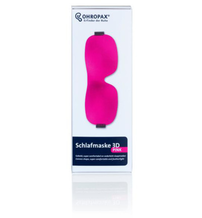 Ohropax Slaapmasker roze 1ST