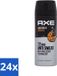 Axe Vaporisateur Anti-transpirant 72h Cuir & Cookies 150 ml 24 Pièces
