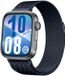 By Qubix Qubix - Milanese bandje - Donkerblauw - Geschikt voor Huawei Watch Fit 5 / 4 / 3