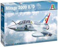 Italeri Modelbouwpakket Militaire voertuigen - 90023 Dassault Mirage 2000 B/D - Straaljager Plastic - 1:72 - Modelbouw