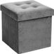 Unitra Pouf + Boîte de rangement Milou Gris clair