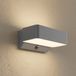 Lindby Applique murale extérieure CCT 1 lumière Aluminium, plastique anthracite, blanc