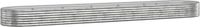 vidaXL Plantenbak 507x100x36 cm Gegalvaniseerd Staal Zilverkleurig