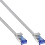InLine 75701 netwerkkabel Grijs 1 m Cat6a U/FTP (STP) Plat