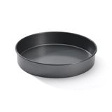 De Buyer - Ronde en rechte bakvorm van staal met antiaanbaklaag - Diameter 26 cm, hoogte 5 cm, zwart