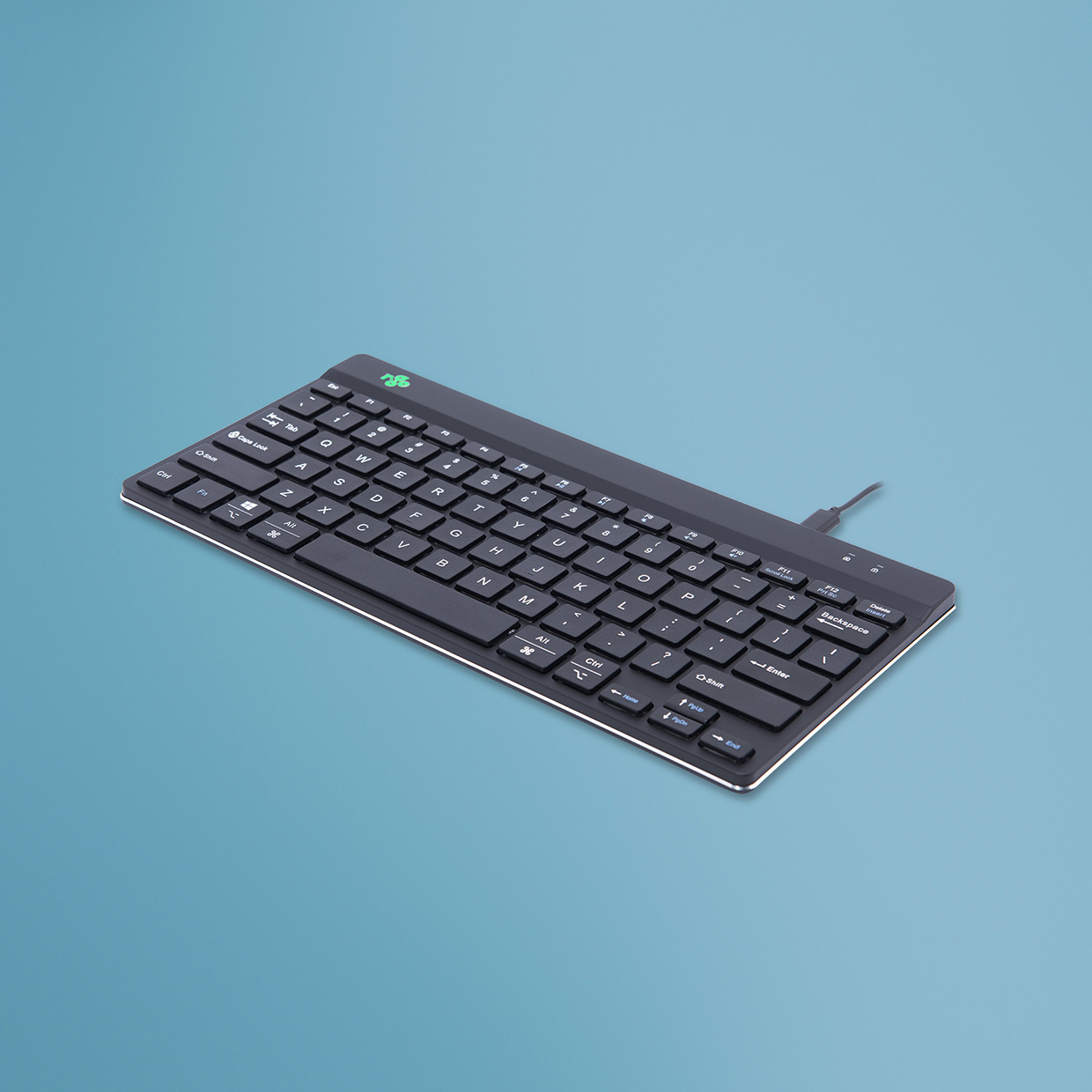 R-Go Tools R-Go Compact Break ergonomisch toetsenbord, QWERTY (US), bedraad, zwart