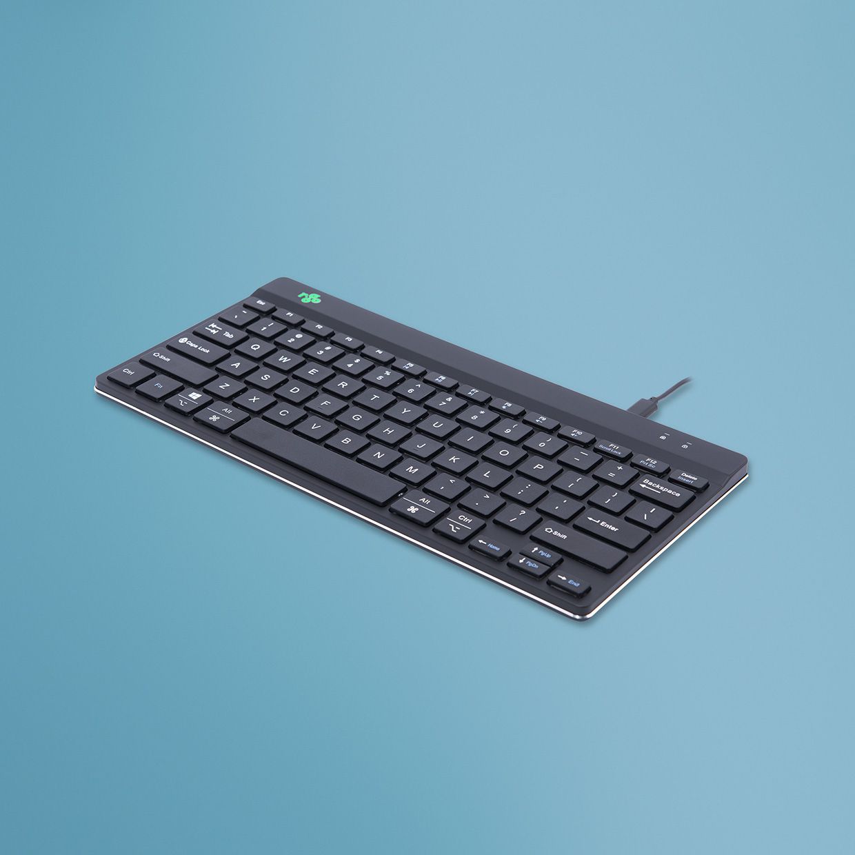 R-Go Tools Compact Break - QWERTY US - Bedraad - Zwart