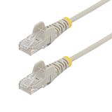 StarTech.com 5m Dunne CAT6 Ethernet Kabel, Grijs, Snagless, 100W PoE, UTP, LSZH, 28AWG