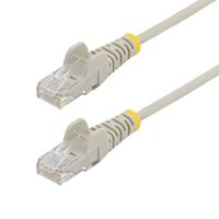 StarTech.com 5m Dunne CAT6 Ethernet Kabel, Grijs, Snagless, 100W PoE, UTP, LSZH, 28AWG
