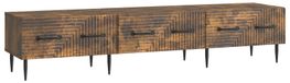 Meuble TV avec tiroir Chêne fumé 147 x 34,5 x 30 cm Bois transformé