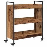 vidaXL Keukentrolley Oudhout 70 x 30 x 82 cm