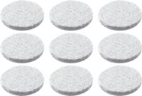 AMIG Anti-krasvilt - 36x - wit - 18 mm - rond - zelfklevend - meubel beschermvilt