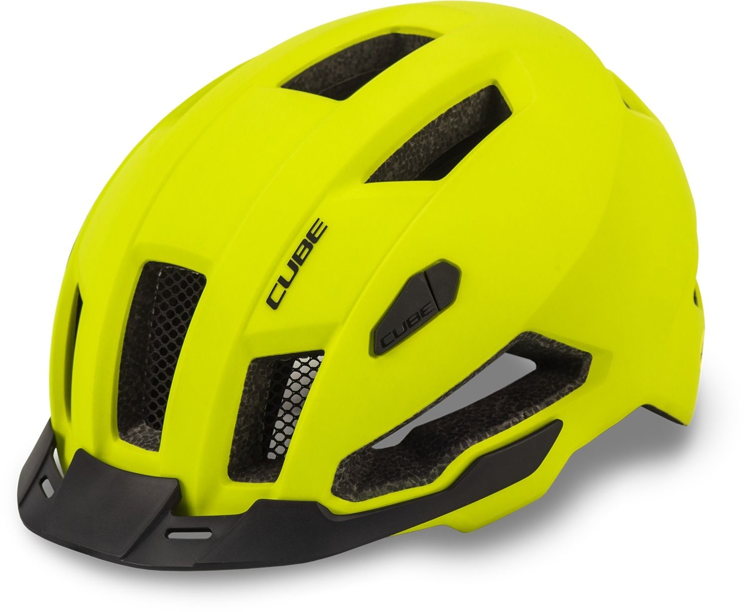 Cube Evoy Hybrid Fietshelm - Geel - MIPS - Maat S (49-55 cm)