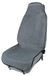 Housse de siège auto - Imperméable et lavable - Antidérapant - 138 x 52,8 cm - Gris, pour sport et animaux domestiques