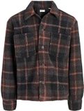 JACK & JONES Tussenjas 'JORBleecker' kastanjebruin / donkerbruin / donkergrijs