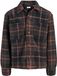 JACK & JONES Tussenjas 'JORBleecker' kastanjebruin / donkerbruin / donkergrijs