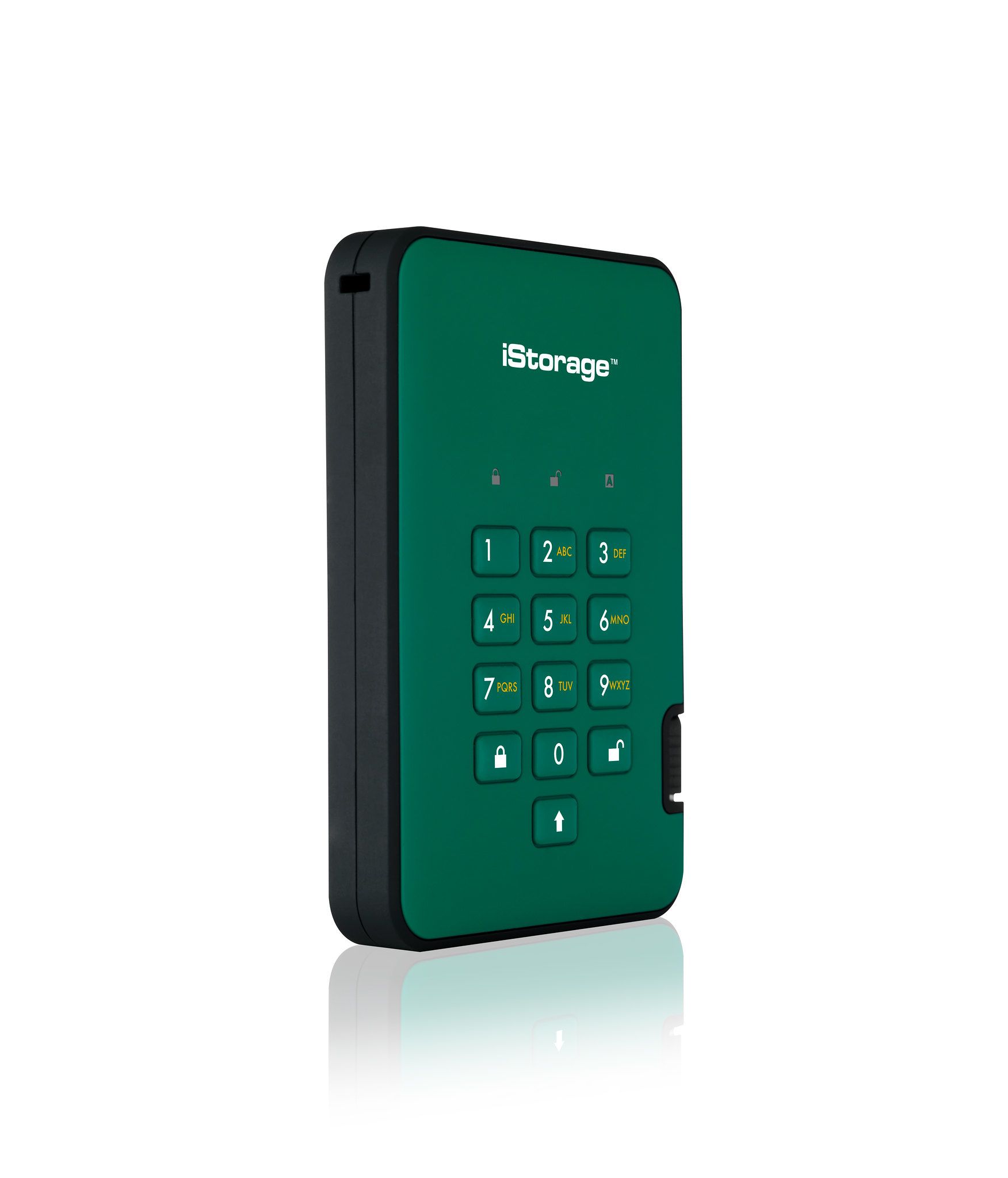 iStorage diskAshur2 - Externe SSD - 8000 GB - Groen