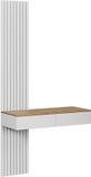 Vicco Melina Kaptafel – 100 cm met 2 lades Wit/eiken