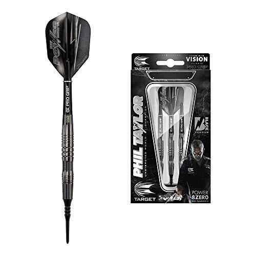 Target Darts Phil Taylor Power 8-Zero Black P8Z3 18G 80% wolfraam softdartset dartpijlen