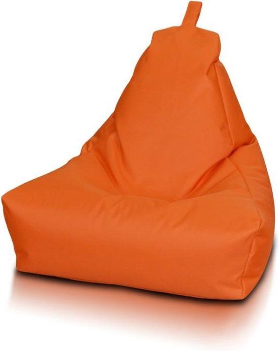 Viking Choice Kinder zitzak 70 cm oranje - Polyester - Met rugleuning