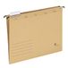 Limit Hangmappen voor A4, hangmappen, opzij open, incl. transparante tabbladen, 25 stuks, natuurbruin