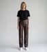 Rotate Bruine leren broek Rotie