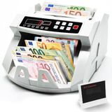 Geldtelmachine Zilveren Valse Ticket Detector Machine met Dual LED Display, draagbare