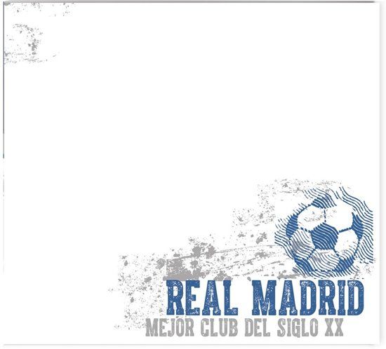 Real Madrid C.F. Real Madrid White Board - Muursticker - 45 x 65 cm