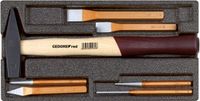 Gedore RED 7-delige Hamer- en beitelset