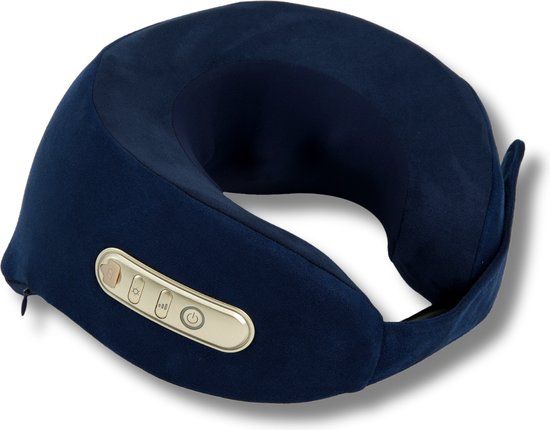 Medivon Cerv - Nekmassage Apparaat - Nek Massage Apparaat - 3D Simulatiemassage - Marineblauw