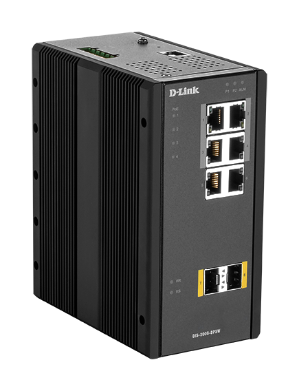 D-Link DIS-300G-8PSW - Netwerk Switch - Zwart