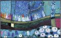 wash+dry Stadt in Blau- Kleen-Tex - 75 x 190 cm