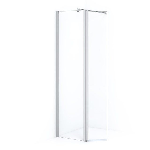 Maxaro Inloopdouche 60 cm met Draaibare Zijwand 35 cm Chroom