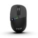 İnca IWM-512RS Draadloze muis, 800/1200/1600 DPI, LED-display, optische draadloze muis met Bluetooth 1 5.0 + Bluetooth 2 5.0 + 2,4 GHz stille muis voor laptop, pc, zwart